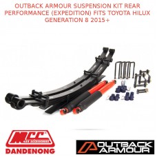 OUTBACK ARMOUR SUSPENSION KIT REAR (EXPEDITION) FITS TOYOTA HILUX GEN 8 15+